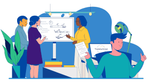 Team planning industrialization process for minimally invasive devices.